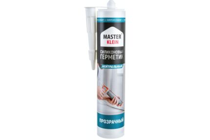 Герметик "Master Klein" силиконовый нейтральный 280 мл (прозрачный) картридж