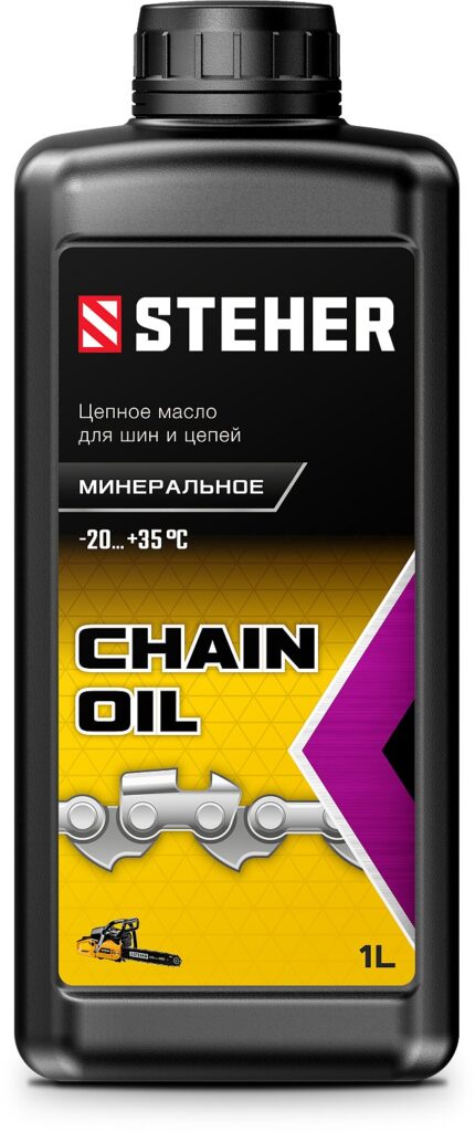 Масло цепное минеральное для бензо и электропил 1л