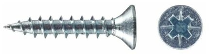 Шуруп универсальный оцинкован. 4,0х40 (500) Коробка цветная (магазин)