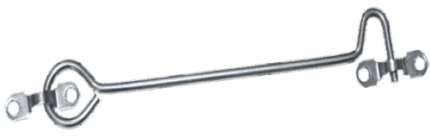 Крючок ветровой КР-250 цинк (100)