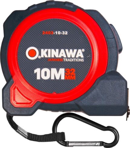 Рулетка 10м x 32мм, двустороннее полотно OKINAWA SHORT