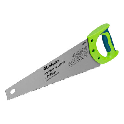 Ножовка по дереву "Зубец" 400 мм, зуб 14 TPI, Сибртех