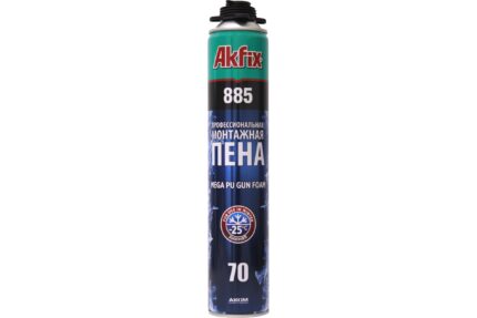 Пена монтажная зимняя Akfix 885, 850гр. 65л до -25град